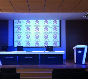 NUEVA INSTALACIÓN Y EQUIPAMIENTO AUDIOVISUAL PARA LA SEDE DEL GRUPO COFARES