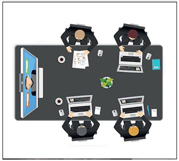 DEVICES THAT TRANSFORM MEETING ROOMS IN COLLABORATIVE ENVIRONMENTS