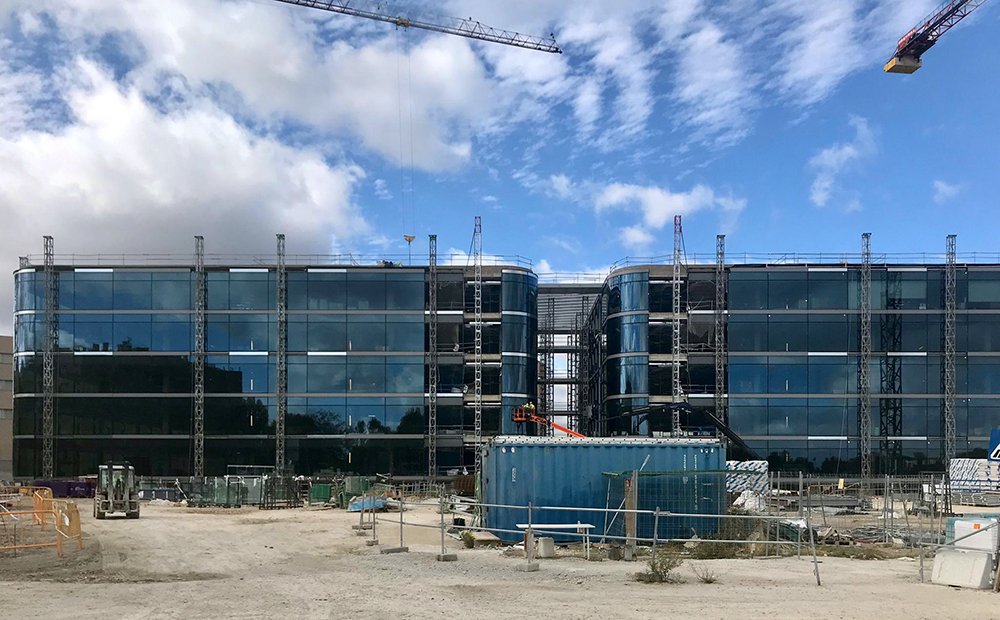 Edificio Iberdrola, sistema de seguridad exterior e interior.